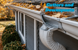 Gutters and Downspouts: Complete Guide to Installation, Maintenance, Repair, Water Drainage Solutions, Leak Prevention, Foundation Protection, Clog Removal, and Rainwater Management Gutters and Downspouts