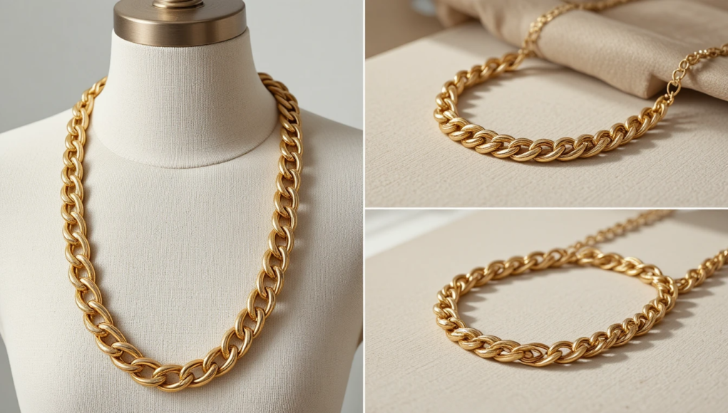 Chunky Gold Necklace Chunky Gold Necklace