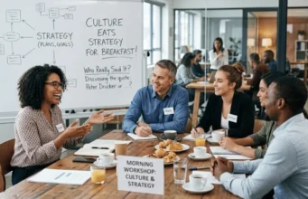 Culture Eats Strategy for Breakfast: Origins, Meaning, Peter Drucker Myth & Business Lessons for Modern Companies Culture Eats Strategy for Breakfast
