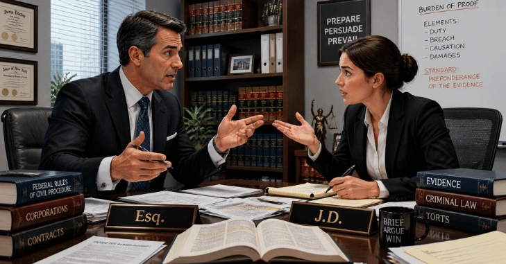 Esq. vs. J.D., Lawyer, and Attorney