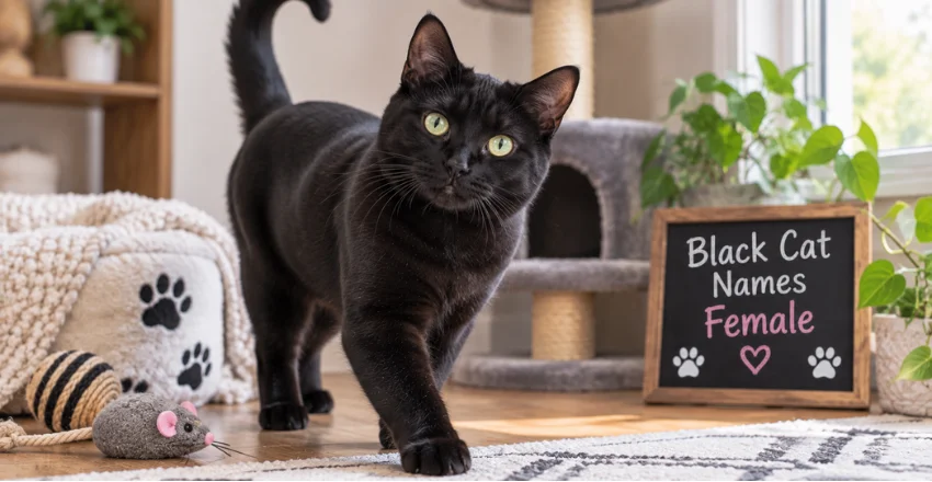 How to Choose Black Cat Names Female Cats Can Learn Easily