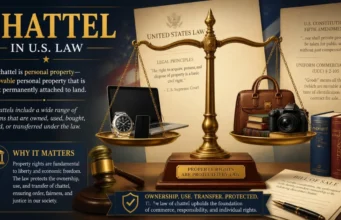 Chattel Definition Explained: Meaning, Examples, Legal Use, and Key Differences in US Law Chattel Definition
