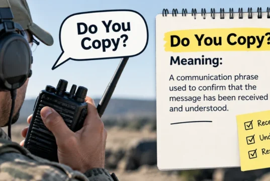 Do You Copy Meaning: What the Radio Phrase Really Means and When to Use It Do You Copy Meaning