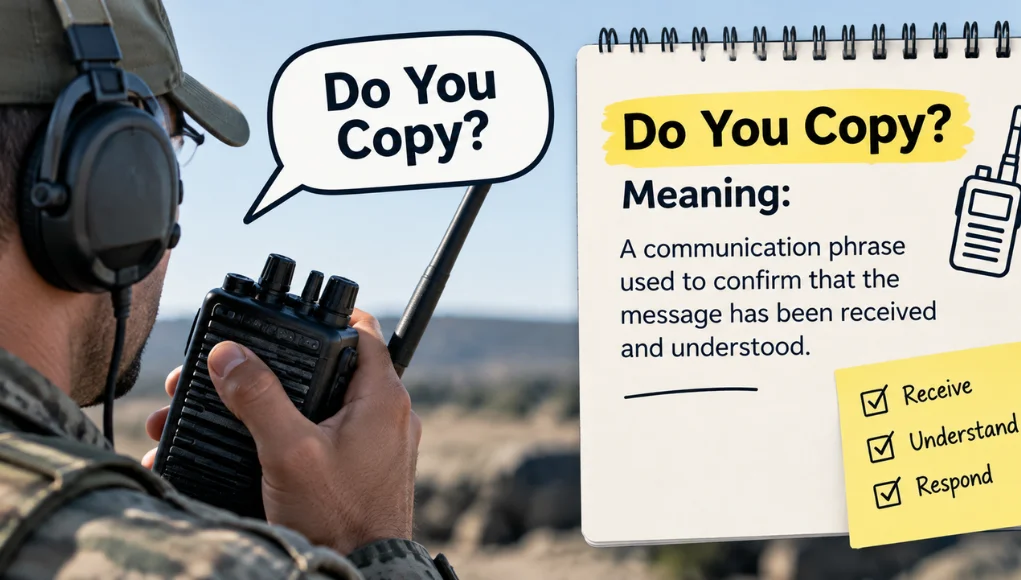 Do You Copy Meaning Do You Copy Meaning