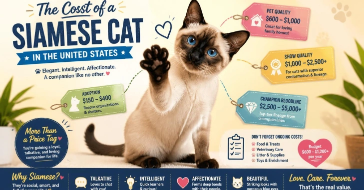 How Much Does a Siamese Cost in the United States?
